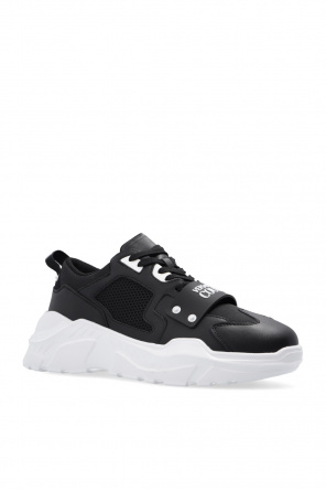Black Sneakers with logo Versace Jeans Couture